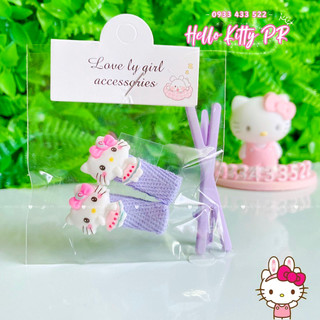 Kẹp tóc, đồ buộc tóc Hello Kitty