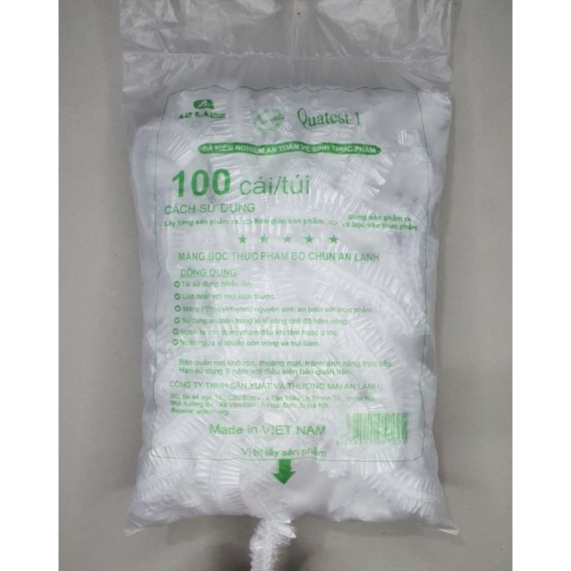 Set 100 bọc thực phẩm Anlanh chất liệu PE nguyên sinh