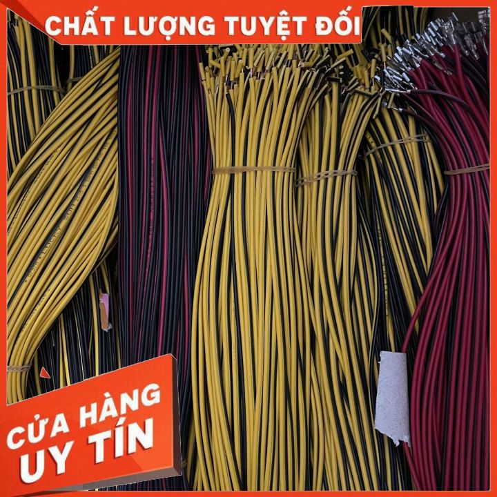 Dây nối phân tần, dây loa, dây jack 40cm: Giá 10 sợi