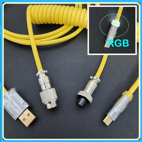 Dây Cáp Bàn Phím Cơ, Cáp Lò xo, Loại Type C, Customize | BigBuy360 - bigbuy360.vn
