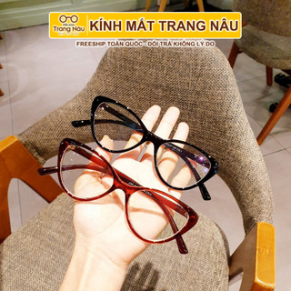 Gọng Kính Cận Mắt Mèo Thời Trang 2383 (Tặng hộp khăn lau kính)