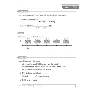 ( Nguyên Tắc cơ bản ) Daily Fundamentals -  Grade 1,2,3,4,5,6