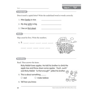 ( Nguyên Tắc cơ bản ) Daily Fundamentals -  Grade 1,2,3,4,5,6