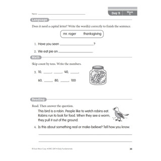 ( Nguyên Tắc cơ bản ) Daily Fundamentals -  Grade 1,2,3,4,5,6