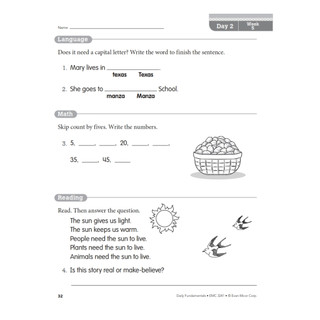 ( Nguyên Tắc cơ bản ) Daily Fundamentals -  Grade 1,2,3,4,5,6