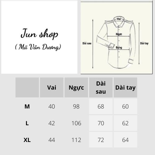 Áo sơ mi Jun Shop kẻ xám dài tay | BigBuy360 - bigbuy360.vn