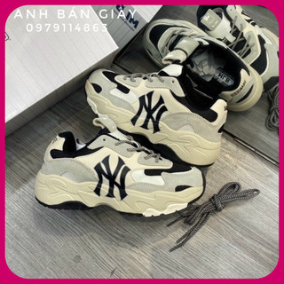 Giày m.l.b bigball chunky lite ny back đen xám