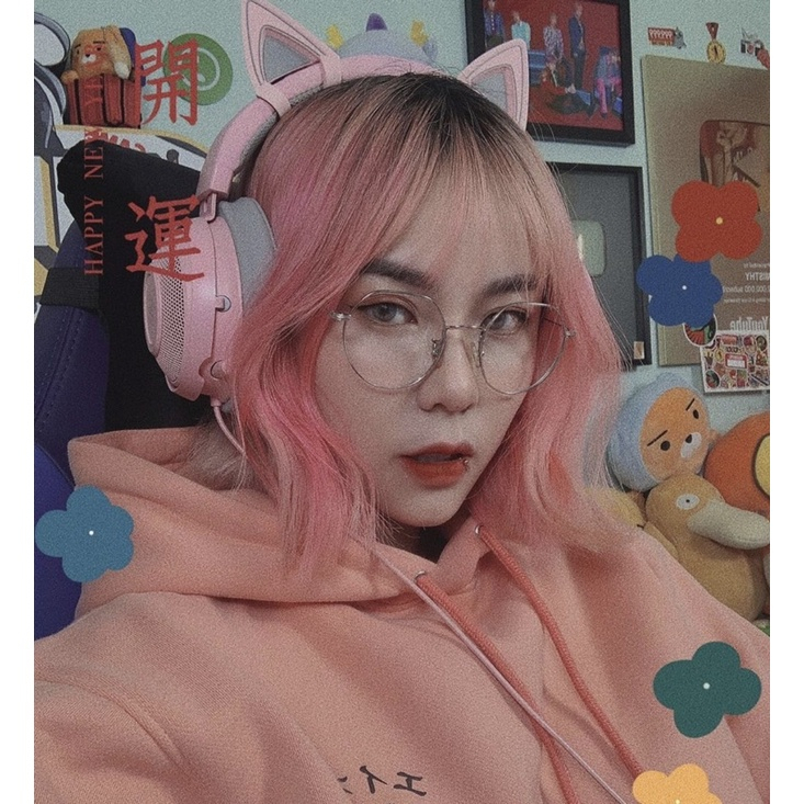 Kính mắt tròn kim loại 5285 thời trang nhiều màu