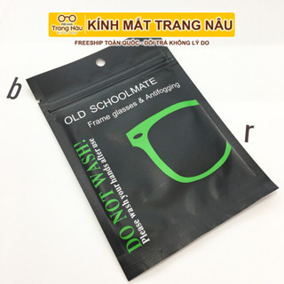 Khăn Nano Lau Kính Chống bám hơi nước - Kính Mắt Trang Nâu