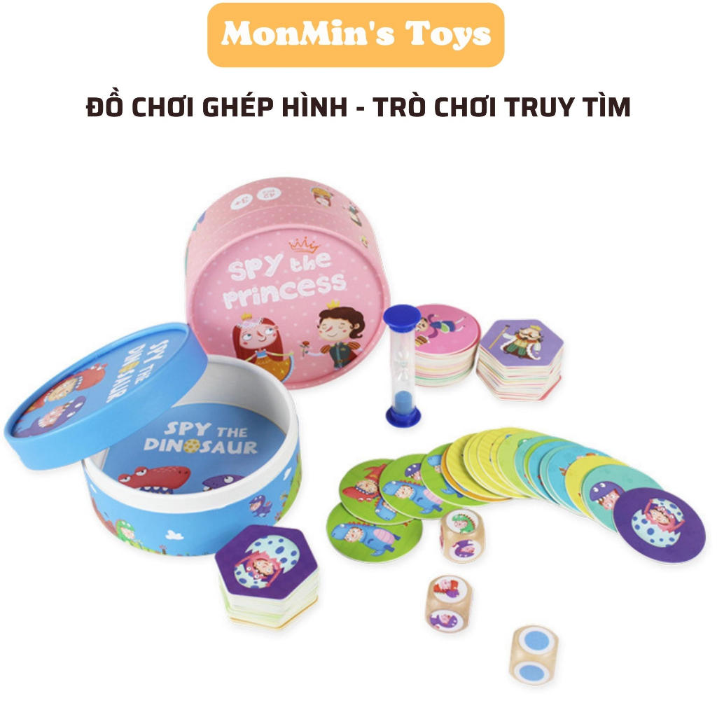 Đồ Chơi Ghép Hình_Trò Chơi Truy Tìm Công Chúa_Truy Tìm Khủng Long_Pinwheel
