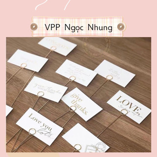 Que cài thiệp gắn bó hoa, cài ảnh, trang trí bó hoa