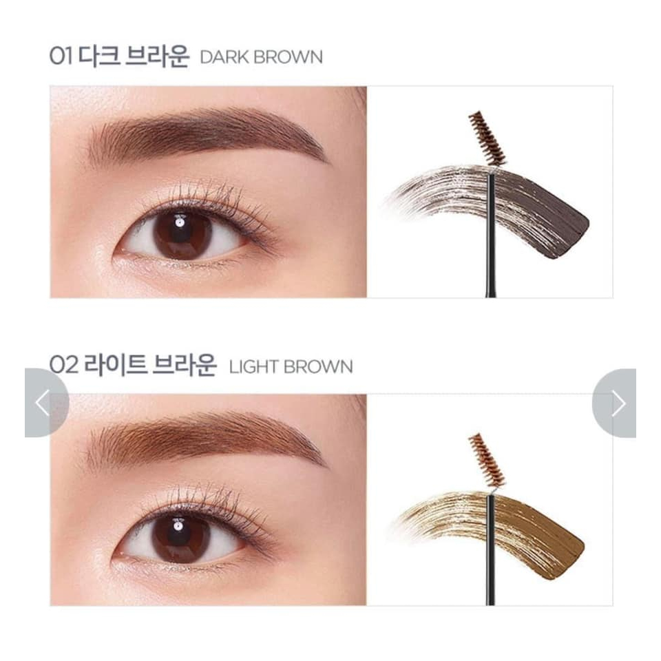 Mascara chuốt mày Klavuu Easy Touch Browcara