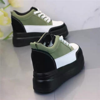    Sẵn đen 34   Giày thể thao đế độn cao cấp 10cm 