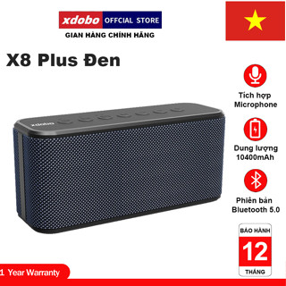  Loa Bluetooth Xdobo X8 Plus Công suất 80W Chống nước IPX5 2.1 siêu trầm âm thanh vòm loa du lịch - BH 12 Tháng 