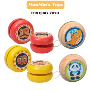 Trò chơi con quay Yoyo bằng gỗ hình ngộ nghĩnh