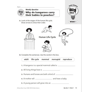 ( Khoa Học ) Daily Science -  Grade 1,2,3,4,5,6