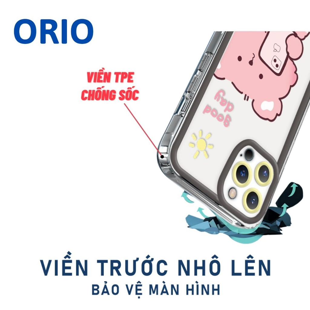 Ốp lưng iphone Say Hi trong cạnh vuông 6/6plus/6s/6splus/7/7plus/8/8plus/x/xr/xs/11/12/13/14/pro/max/plus/promax - ORIO