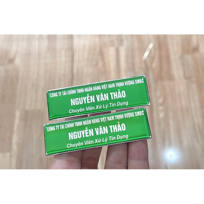 Bảng tên -Chức Vụ