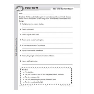 ( Khoa Học ) Daily Warm up Science -  Grade 2,3,4,5,6