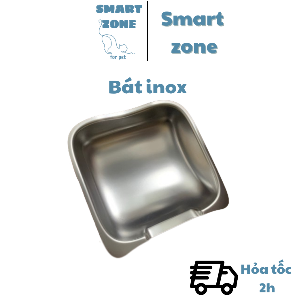 Bát inox máy cho mèo ăn tự động thông minh Wifi Tuya 4L - Smart Zone for Pet