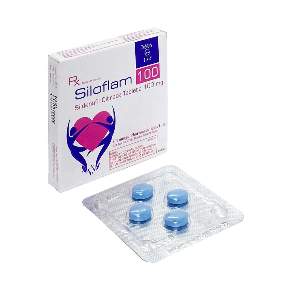 S.i.l.o.f.l.a.m 100.m.g - H.ộ.p 1 v.ỉ x 4 v.i.ê.n. India (Ấn Độ) - Hỗ trợ r.ố.i l.o.ạ.n c.ư.ơng d.ư.ơ.ng, s.uất s.ớ.m...