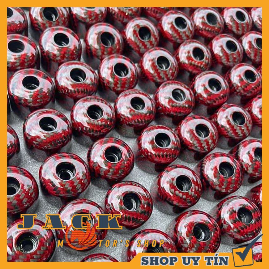 Cặp gù tay lái carbon Fiber chống rung dùng cho mọi loại xe tặng kèm ốc Inox có sãn giao ngay