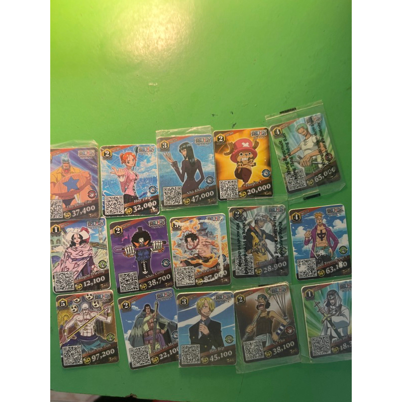 thẻ truy nã one piece