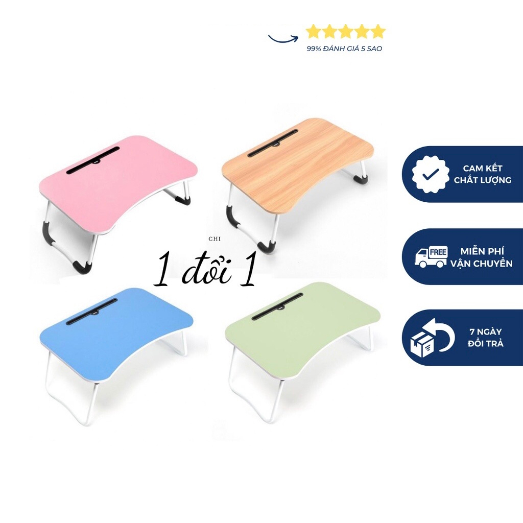 Bàn Học Làm Việc Gấp Gọn Thông Minh Có Khe Cắm Ipad Và Điện Thoại Tiện Dụng Giá Xưởng