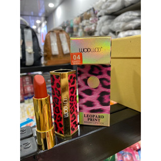 Son Leopard Print Bright Lipstick Wodwod