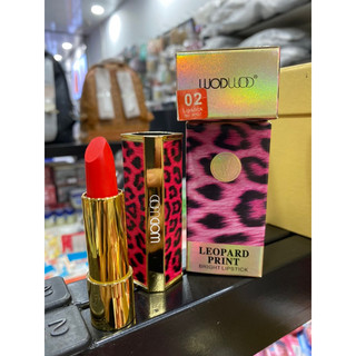 Son Leopard Print Bright Lipstick Wodwod