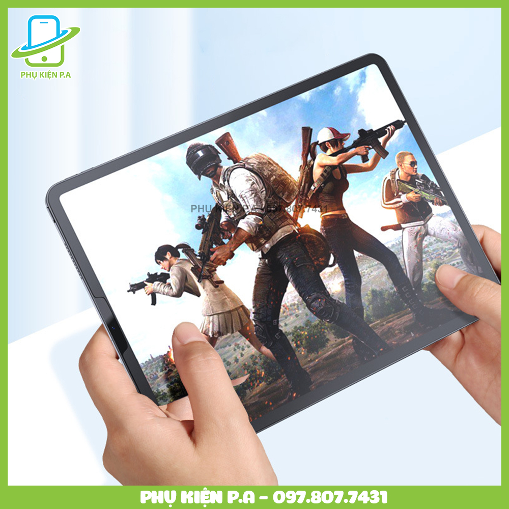 Kính cường lực nhám iPad hạn chế bám vân tay | Pro 11', Air 1/2/3/4/5, Gen 5/6/7/8/9/10, Mini 4/5/6