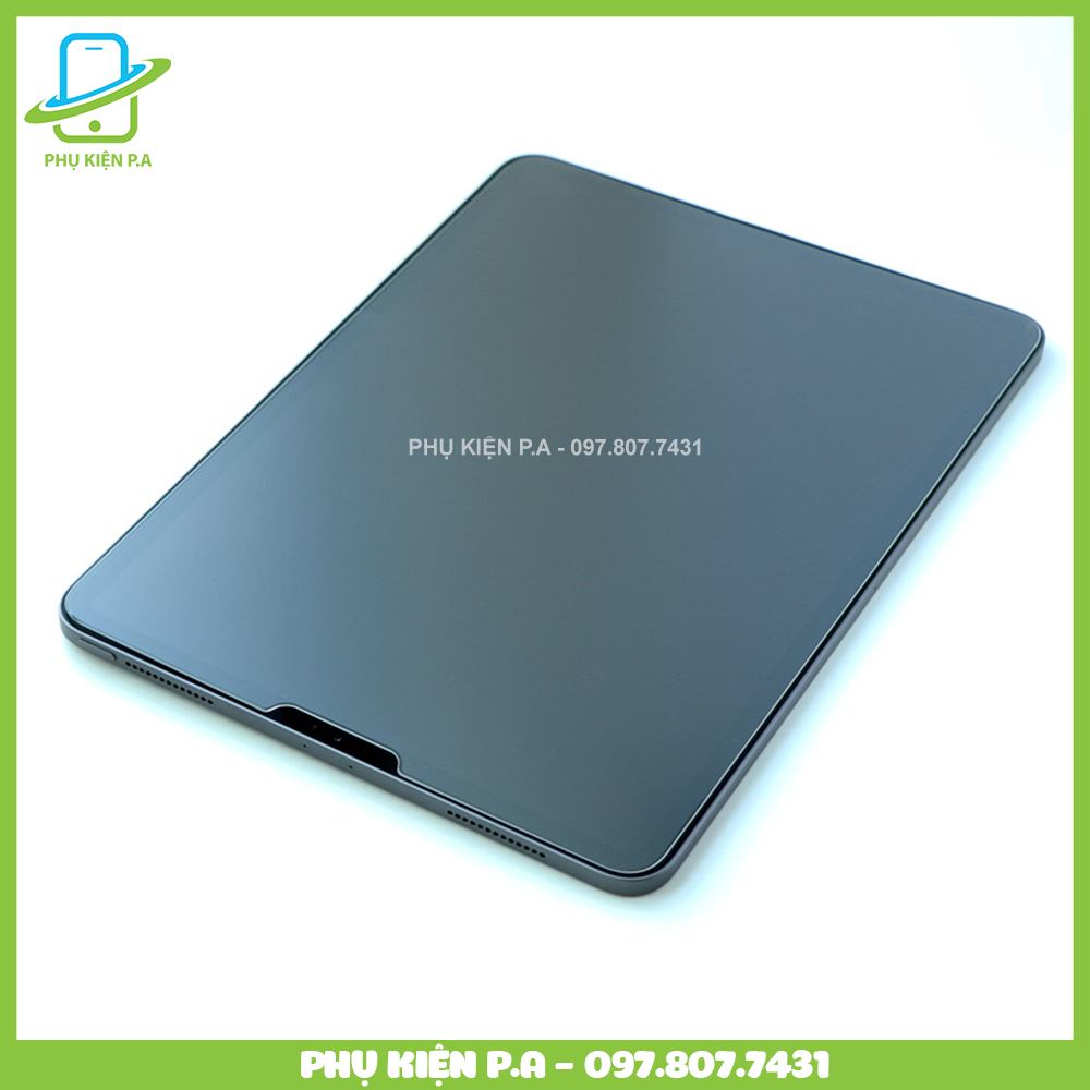 Kính cường lực nhám iPad hạn chế bám vân tay | Pro 11', Air 1/2/3/4/5, Gen 5/6/7/8/9/10, Mini 4/5/6