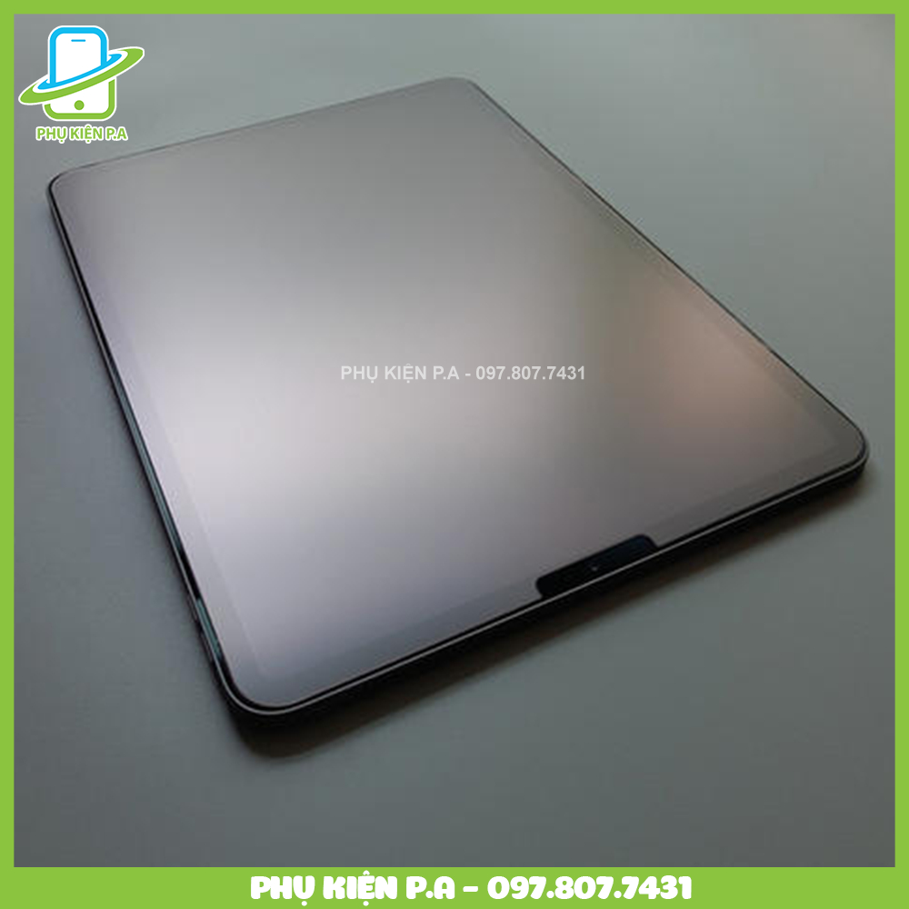Kính cường lực nhám iPad hạn chế bám vân tay | Pro 11', Air 1/2/3/4/5, Gen 5/6/7/8/9/10, Mini 4/5/6