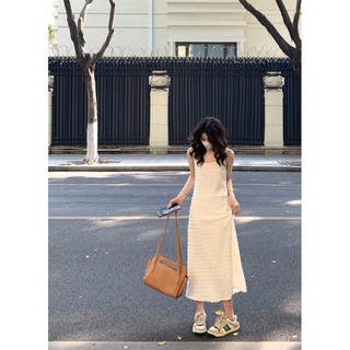 [ Order ] Váy Hai Dây Hai Lớp Dày Dặn Phong Cách Thanh Lịch
