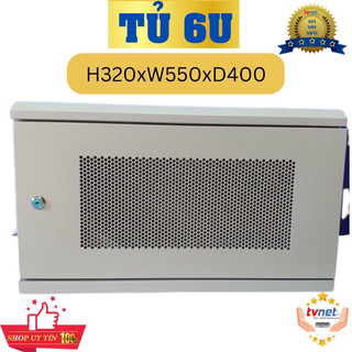 Tủ mạng, tủ rack 6u treo tường - rack 19”