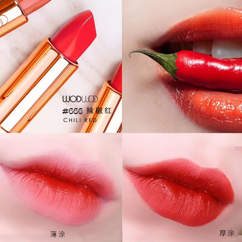 🛍️💄Son nội điạ Trung WodWod Starry Lipstick Vỏ Kim Tuyến w723