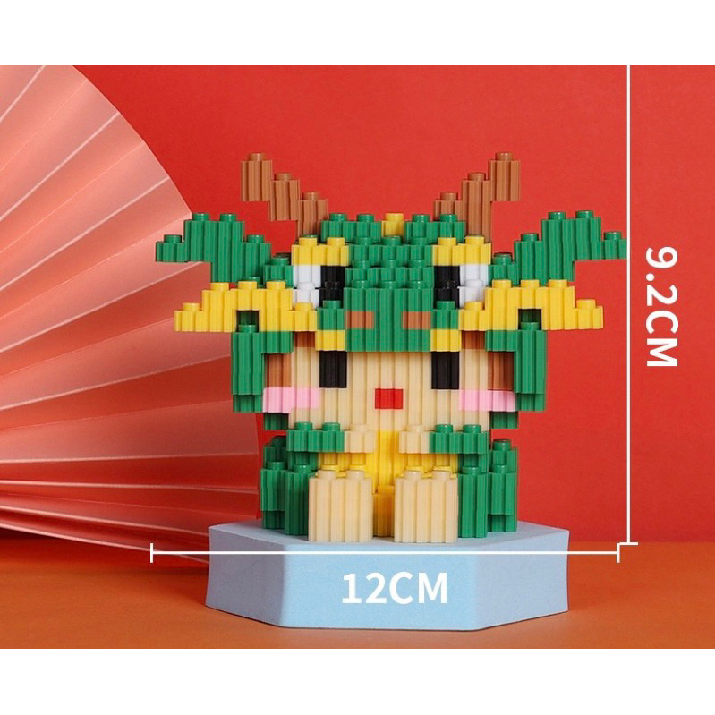 Bộ lắp ráp lego mini 12 con giáp giá rẻ cho bé siêu xinh