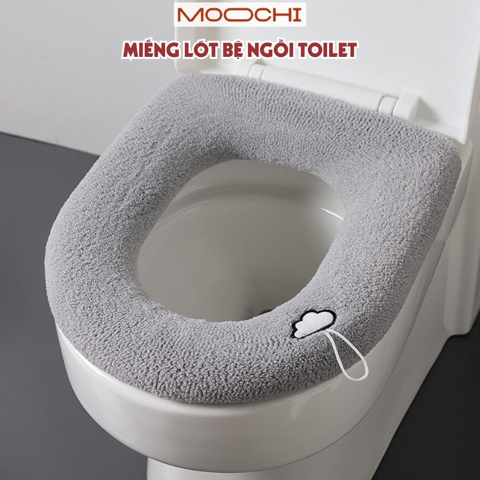 Miếng Lót Bệ Ngồi Toilet Giữ Ấm Vào Mùa Đông Có Thể Giặt Sạch Nhanh Chóng