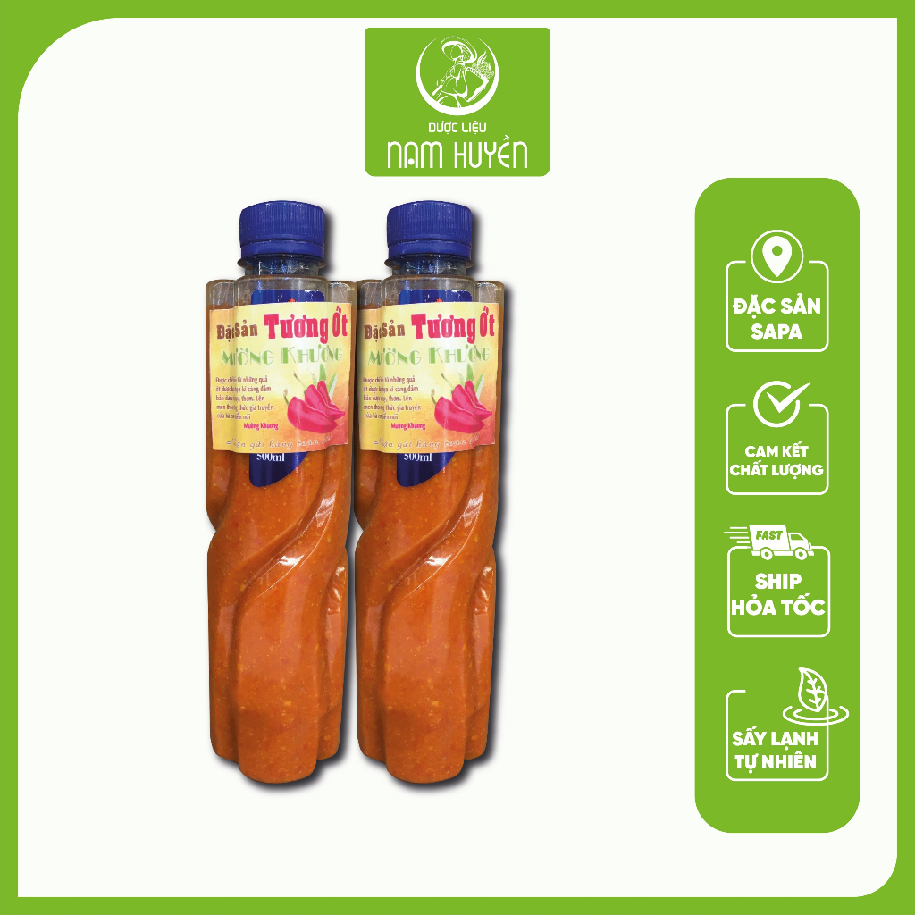 Tương ớt Mường Khương tương ớt siêu cay ,tương ớt Mường Khương chai 500ml