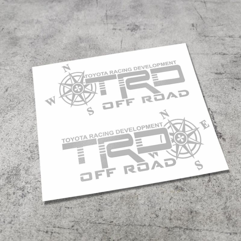 DECAL TEM  TOYOTA TRD TRANG TRÍ DÁN XE ÔTÔ PHONG CÁCH CỰC CHẤT
