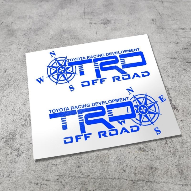 DECAL TEM  TOYOTA TRD TRANG TRÍ DÁN XE ÔTÔ PHONG CÁCH CỰC CHẤT