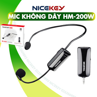 Mic Không Dây Cao Cấp TAKSTAR HM-200W, Sử Dụng Sóng UHF Kết Nối Loa Trợ Giảng, Loa Kéo, Amly, Điện thoại