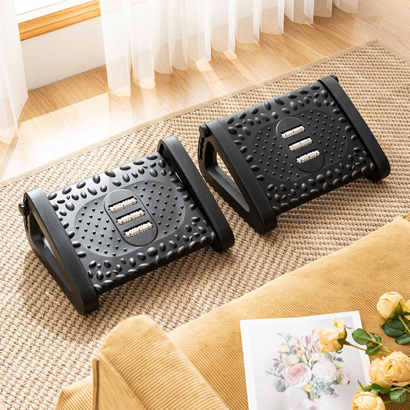 Ghế gác chân công thái học kèm massage chân chống trượt tiện lợi, ghế kê chân văn phòng, học sinh, sinh viên, chơi game