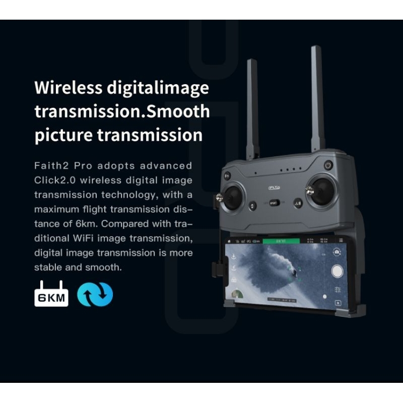 Flycam Faith 2 pro - 4K 6km gimbal 3 trục - cảm biến va chạm | BigBuy360 - bigbuy360.vn