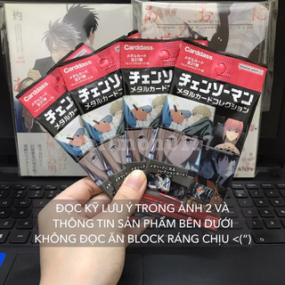 Pack Metal Card Chaisaw Man ngói thẻ nhân phẩm metallic card random CSM