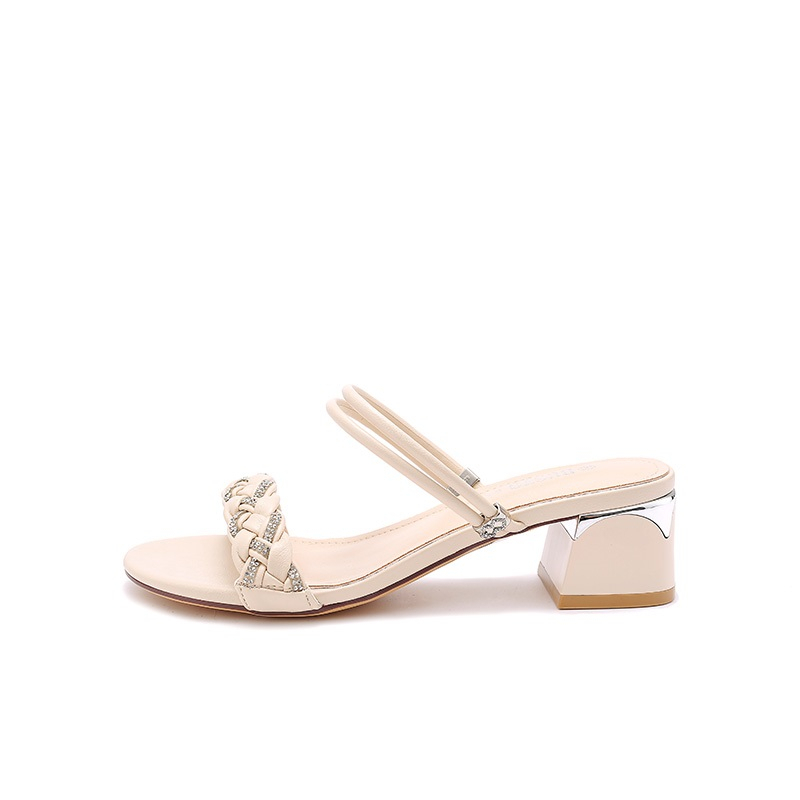 Giày sandal Dusto chính hãng 2 kiểu đeo, sale lẻ màu giá cực thấp, gót 5cm