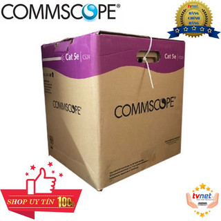 Cáp mạng commscope Cat5e 305m/thùng 6-219590-2 cap mang cat5e UTP 24AWG AMP,AMP Category 5e UTP Cable (200MHz), 4-Pair