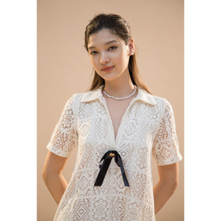 Đầm Ren Phối Nơ - EDINI - D1580