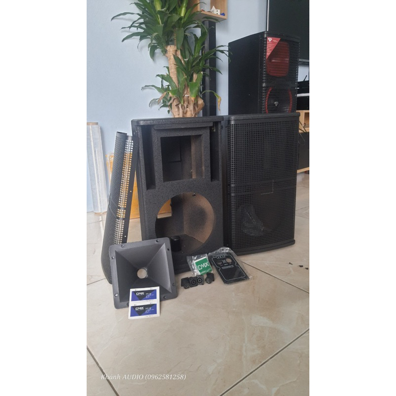 Vỏ Loa Full 25 RMX Hàng Loại 1 -  Giá 1 Đôi - Tặng Kèm Bông Tiêu Âm 3 Lớp Loại Xịn