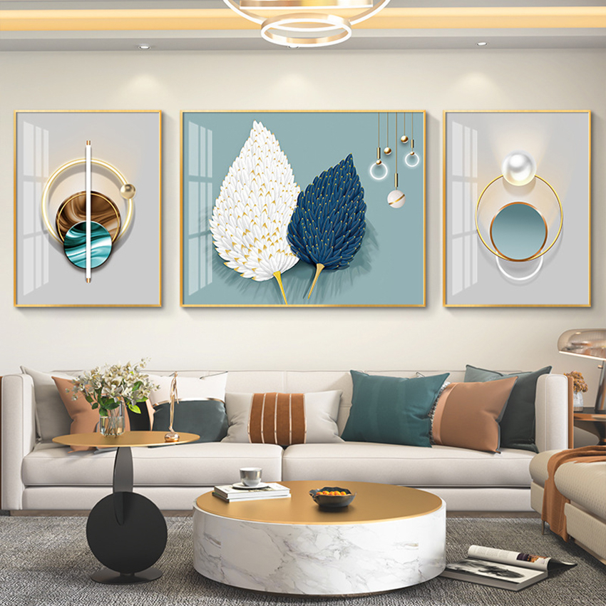 Bộ 3 Tranh Treo Tường Gấu Bình Hoa Decor Treo Phòng Khách/ Treo Phòng Ngủ/ Game Gaming/ Làm Quà Tặng Tân Gia.